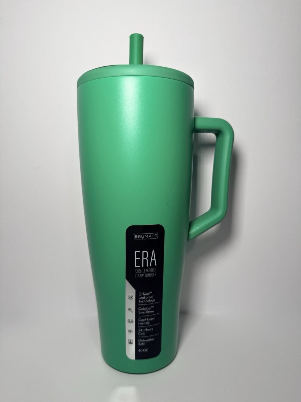 Brumate X Anthropologie KELLY GREEN ELECTRIC GREEN 40oz Era Tumbler BNWT